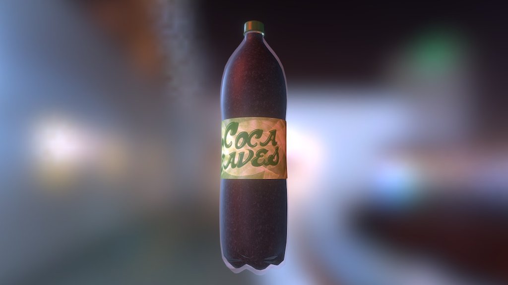 Coca Leaves Bottle