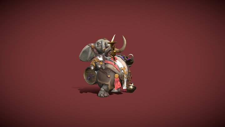 Elephant Winemaker 3D Model