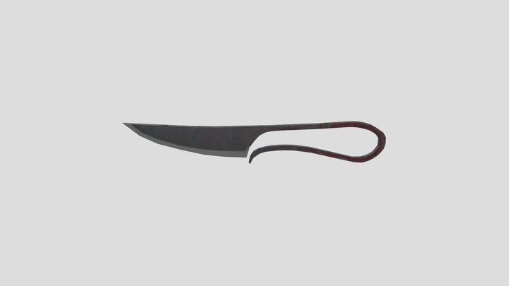 Forged knife 3D Model