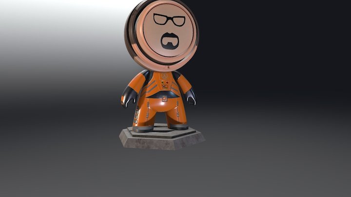 HEV Suit from Half life for Meet MAT 3D Model