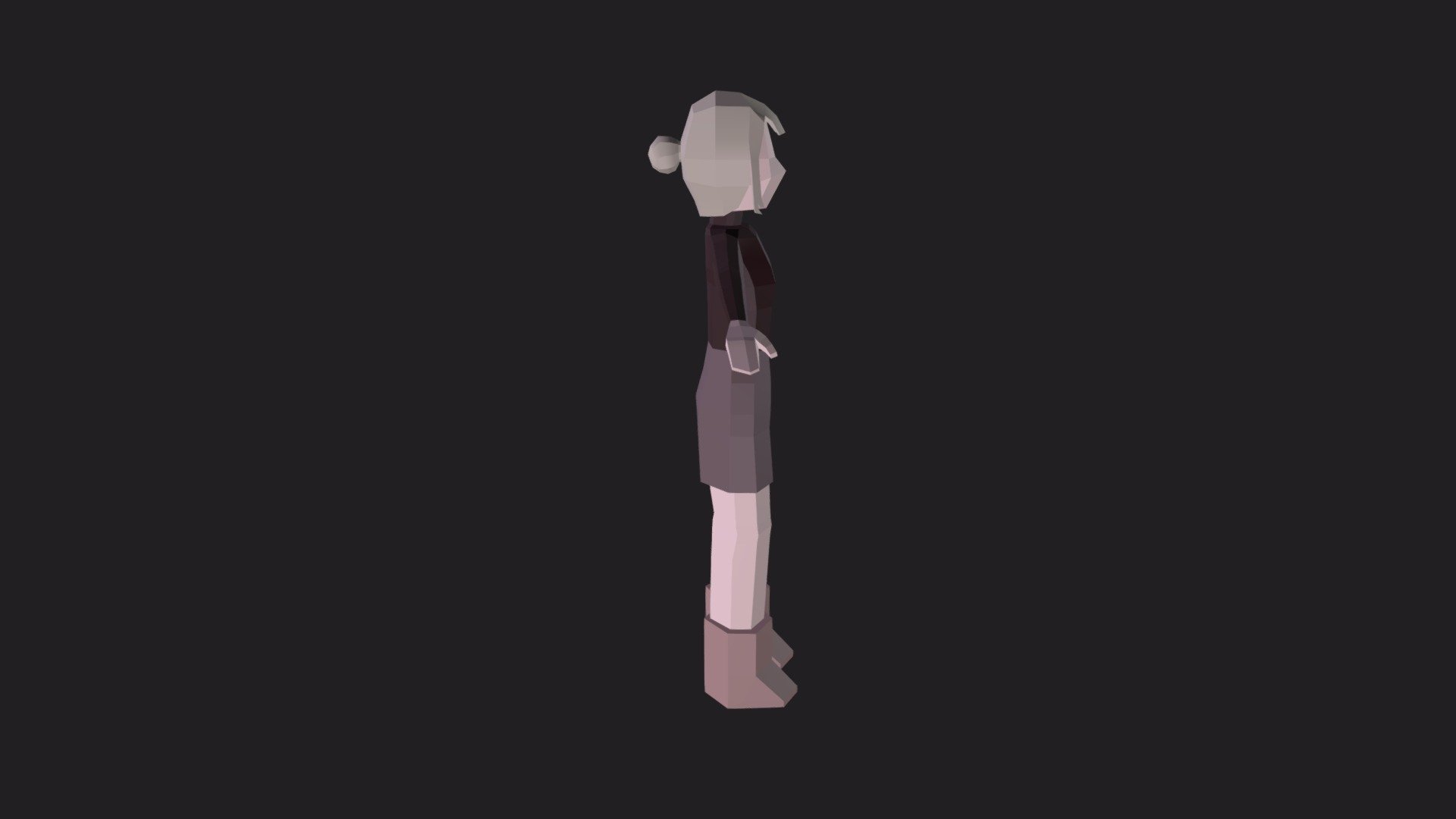 low poly character