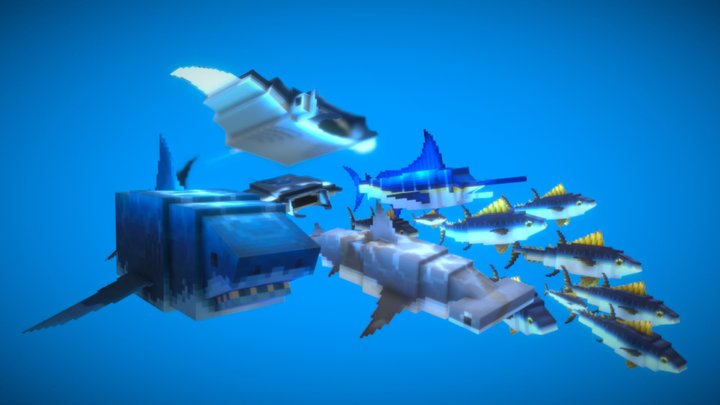 blue ocean 3D Model