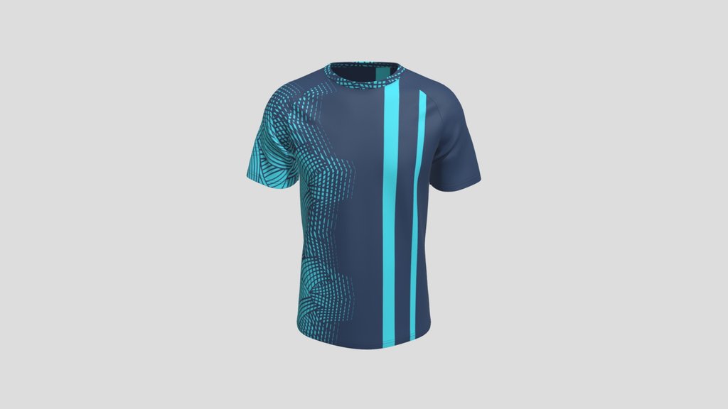 Men S Geometric Performance Tee
