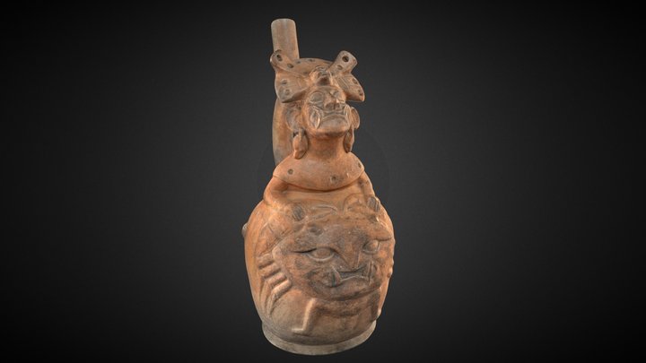 Botella personaje con colmillos - EBBCE00000-137 3D Model