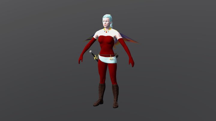 Terra Bradford Concept    FF6 3D Model