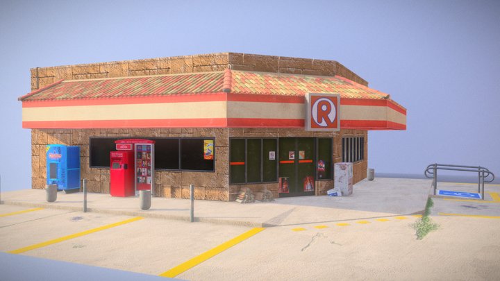 Grocery Store 3D Model