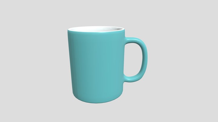 Simple Coffee Mug 3D Model