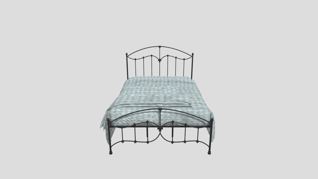 Bed Iron Proven al Couple Flor De Lis