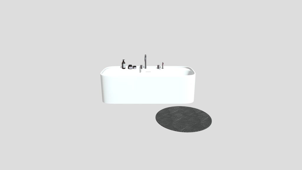 Bathhub With Rug