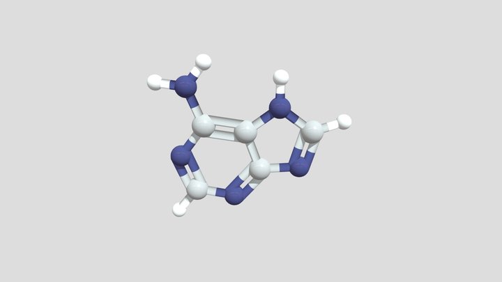 adenine 3D Model
