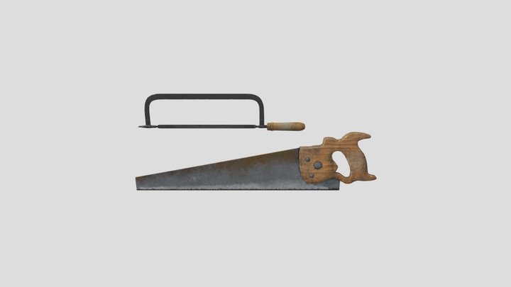 Hacksaw 3D Model