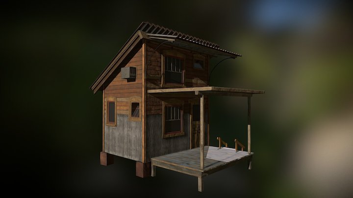 Texas House 3D Model