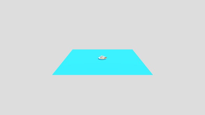 Coffee And Cookies 3D Model