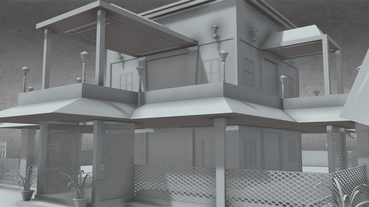 Farm House_3D Model 3D Model