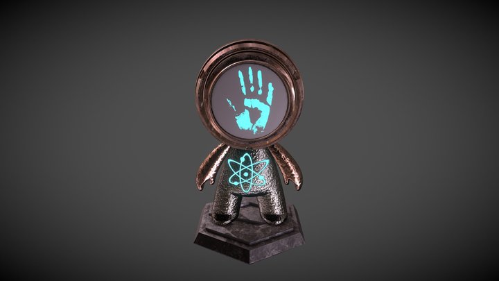 Robot trofeo 3D Model