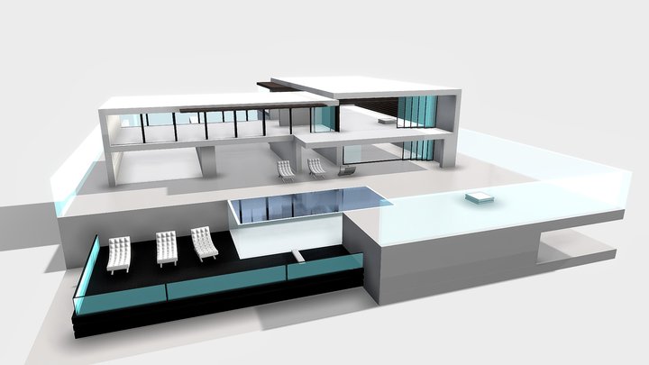 MODERN VILLA 3D Model