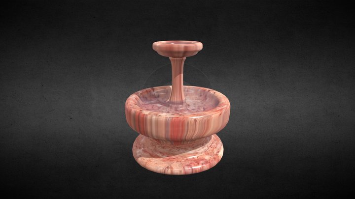 Marble Fountain 3D Model
