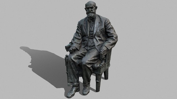 Pavlov monument 3D Model