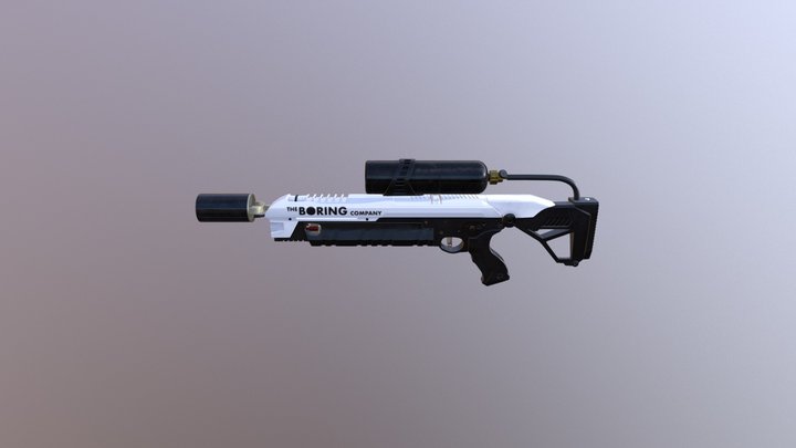 The boring company Flame thrower 3D Model
