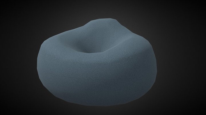 Simple Beanbag 3D Model