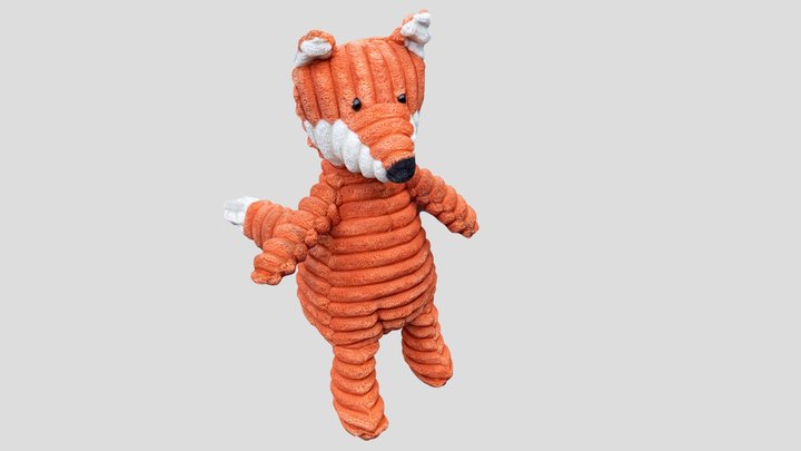 Plush fox 3D Model