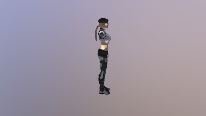 Sonya Blade 3D Model
