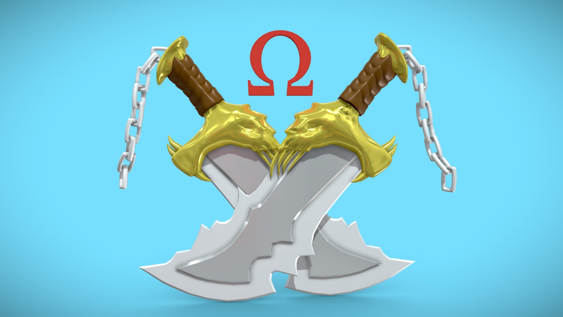 Blades Of Chaos 3D 3D model by Patroclo96 [09e2be5] Sketchfab