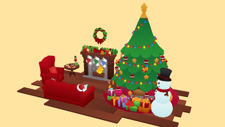 Christmas Toon Assets Update 3D Model