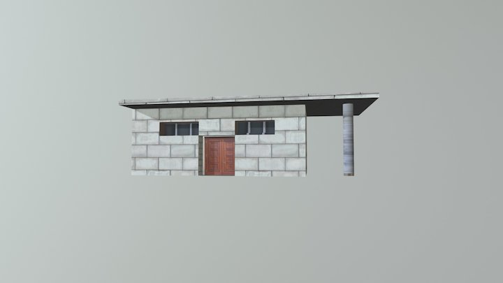 Bath House 3D Model