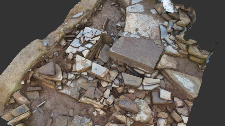 Structure 20's Pier - Ness of Brodgar 3D Model