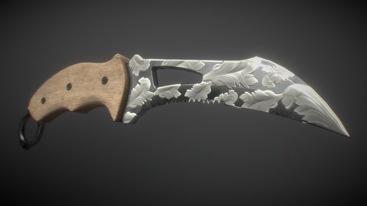 Reaper Knife | Feather Fall 3D Model