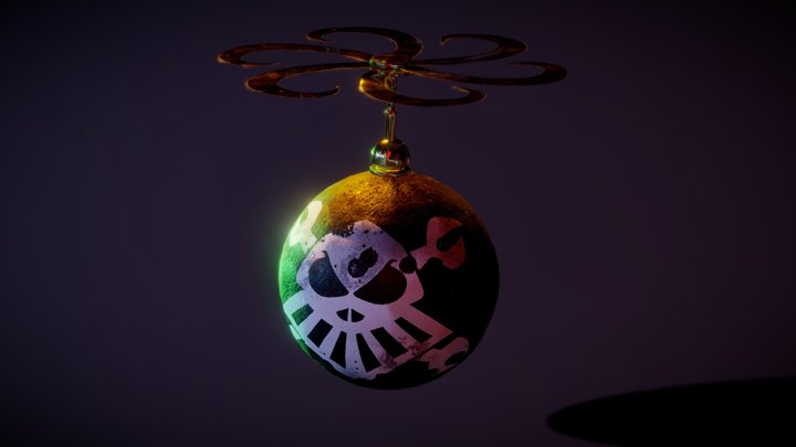 Rayman 2 Pirate Bomb 3D Model