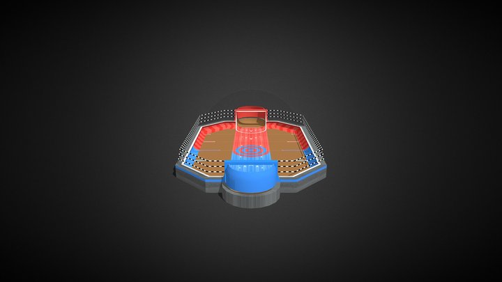 Arena rolling ball 3D Model