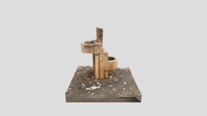 Athens Drinking Fountain 3D Model