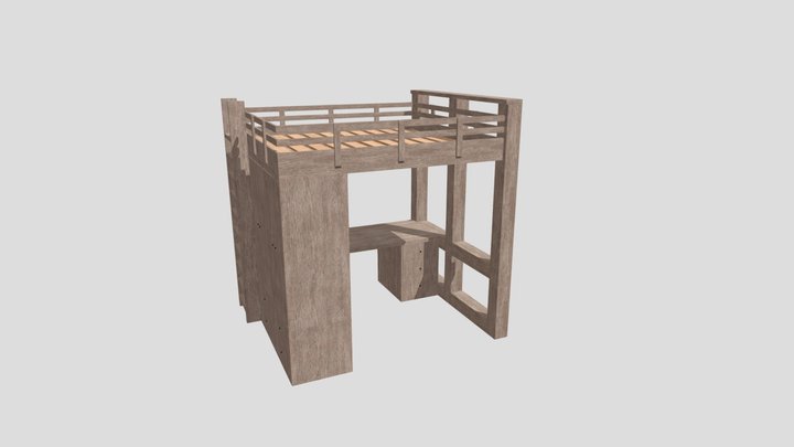 bunkbed 3D Model