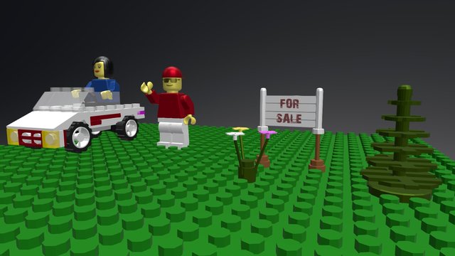 Lego type blocks No. 2 3D Model