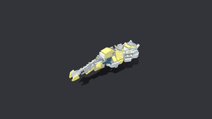 327th heavy speeder bike 3D Model