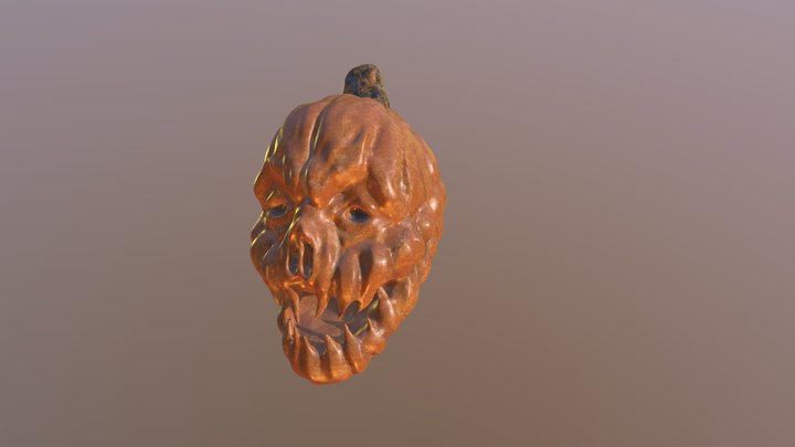 Pumpkin mask 3D Model