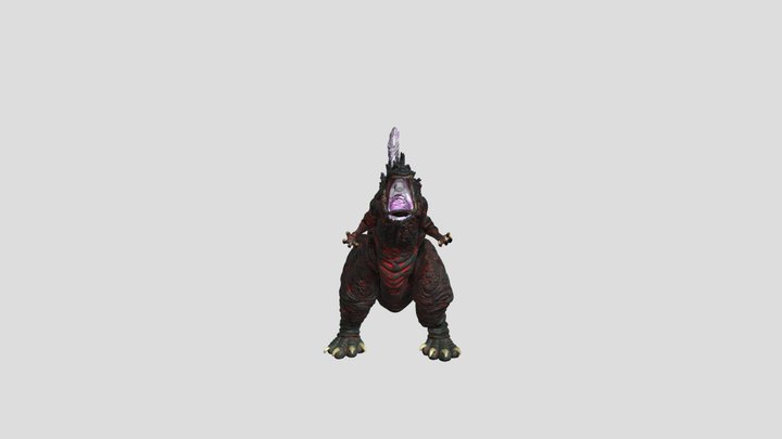 Shin_godzilla_figurine_3d_scan 3D Model