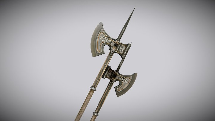Poleaxe: Golden Age for game Chivalry 3D Model