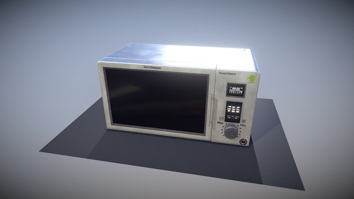 Funcy Microwave 3D Model