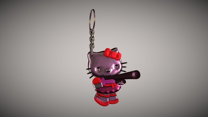 Hello Kitty 3D Model