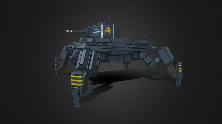 Iron Harvest Isegrim 3D Model