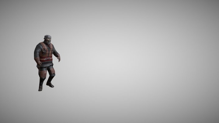 Soldier-steampunk 3D Model