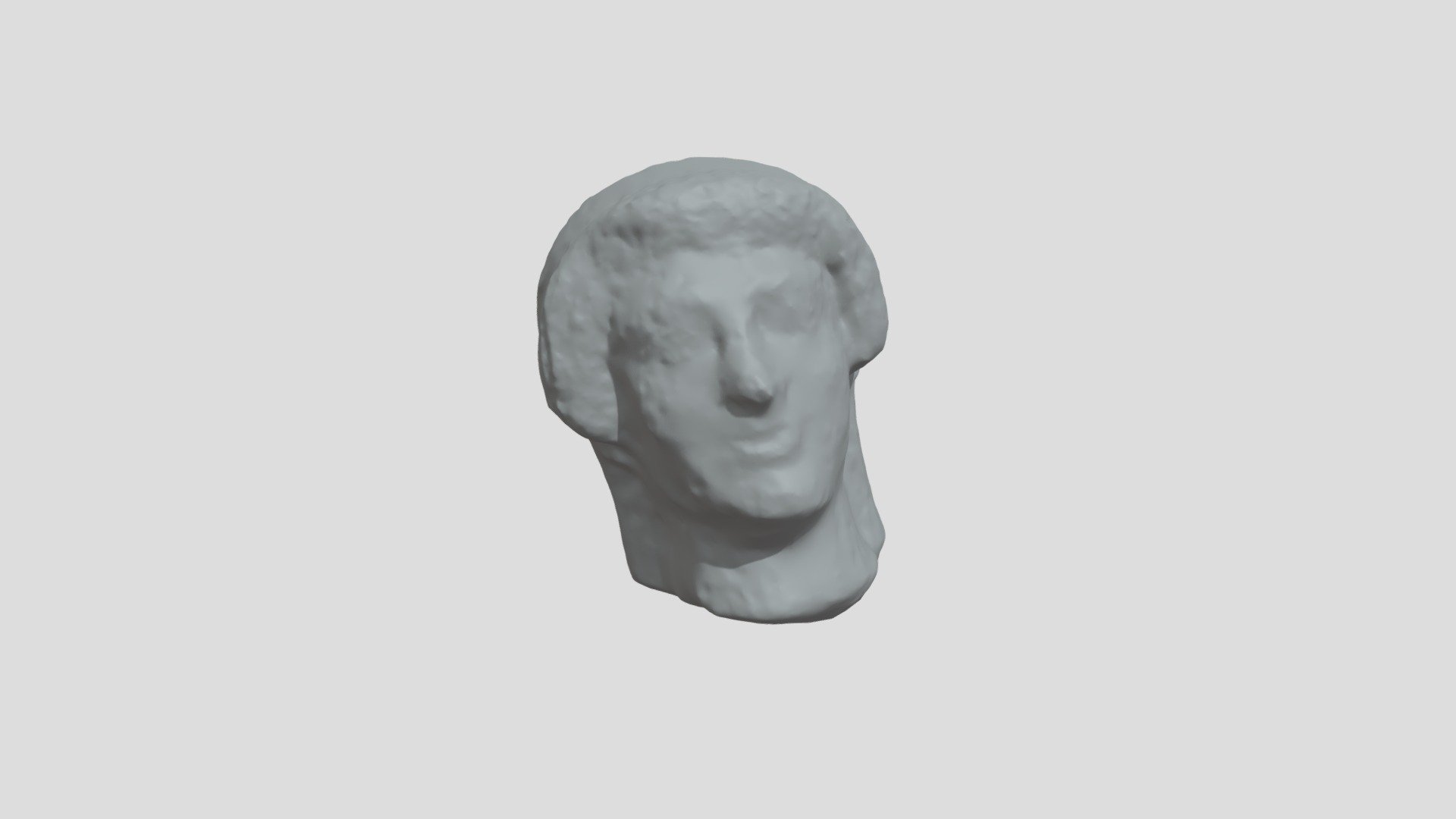 3D Ancient Teenager Bust_better
