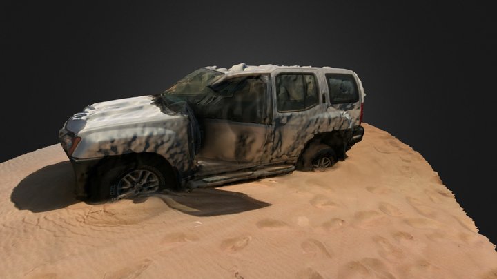 Stuck in the Sand 3D Model