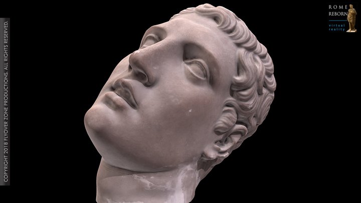 3D rendering of Male, head