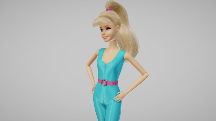 Toy Story Barbie Doll 3D Model