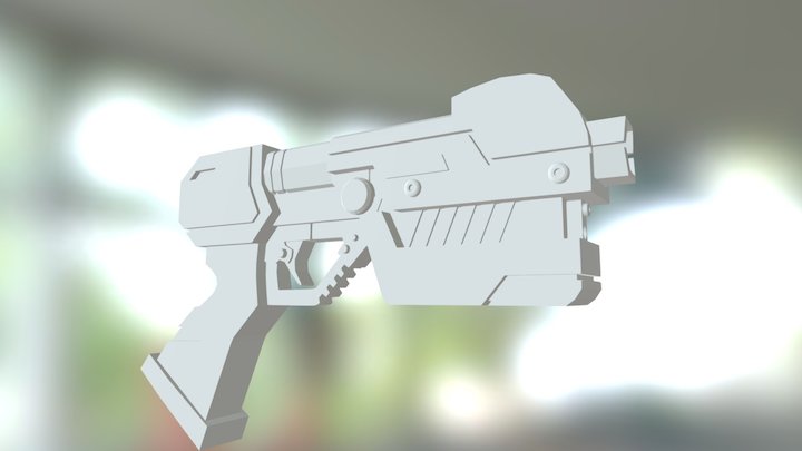 Pistola Samus zero 3D Model