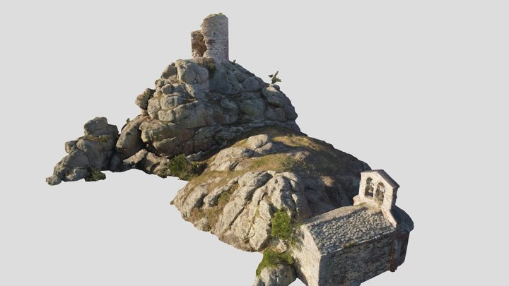 Rochegude (Haute Loire) France 3D Model